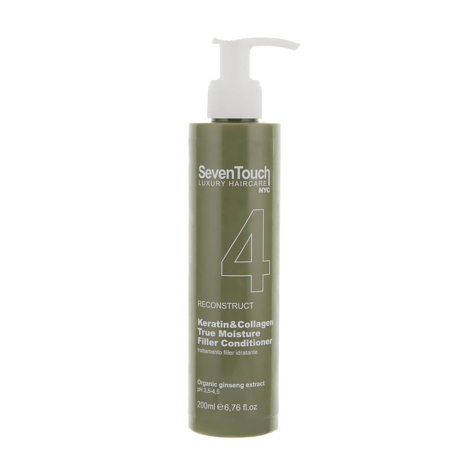 Кондиціонер-філер для волосся Punti di Vista Seven Touch Keratin &amp; Collagen True Moisture Filler Conditioner з кератином та колагеном, 200 мл